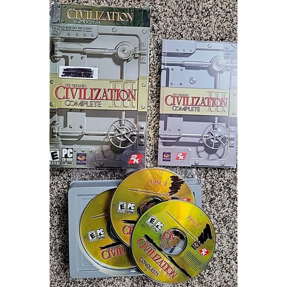 Sid Meiers Civilization III Complete (PC 2004) Boxed 3 CD’s - Picture 1 of 6